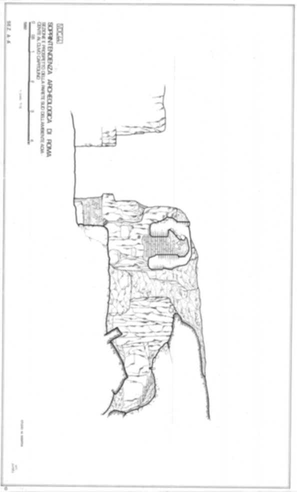 VDC44 - Roma, Foro Romano. Scavo via della Consolazione; lato ovest Foro Romano; Clivo Capitolino
