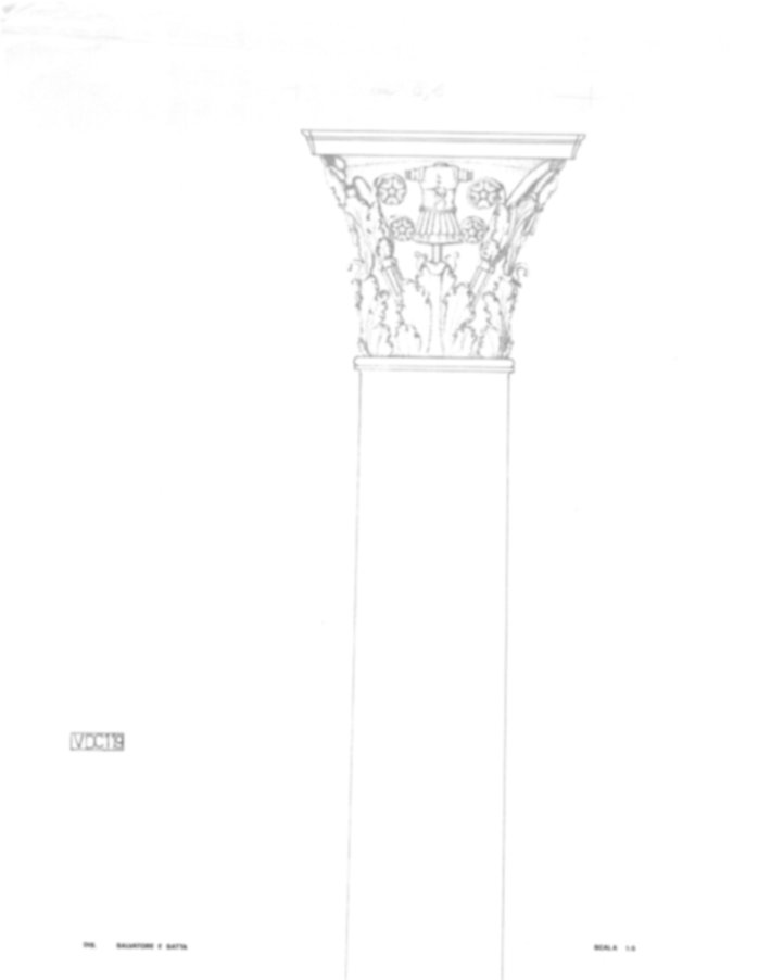 Roma, Foro Romano. Scavo via della Consolazione; lato ovest Foro Romano; Portico degli Dei Consenti
