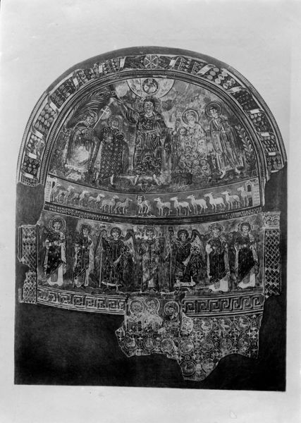 003127 - elaborato grafico - Palatino, Chiesa di S. Sebastianello, affresco laterale; senza negativo