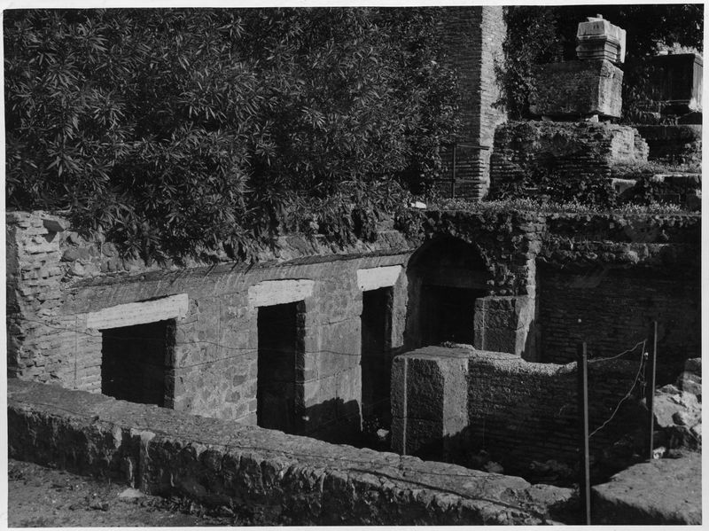 012364 - monumento - Foro Romano, c.d. Carcere, veduta dopo il restauro; dono del Dr. Nash