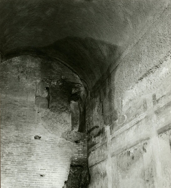 002672 - restauro - Casa di Livia, ala destra: danni causati dalle infiltrazioni d'acqua, dovute al gelo. Inverno 1963

Neg. serie 6x6 nÂ° 799