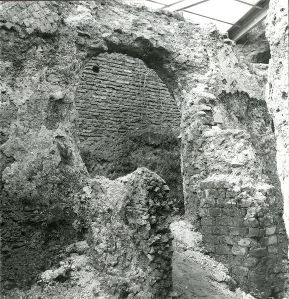 002764 - restauro - Casa di Livia, peristilio: danni provocati dal gelo nel cortile posteriore. Aprile 1967

Neg. serie Film 101 nÂ° 6