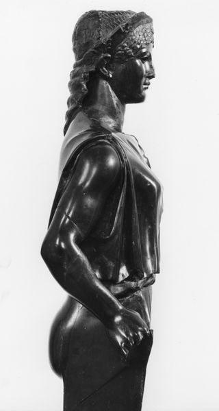 C000654 - monumento - Colosseo, veduta dal basso del versante nord-orientale della cavea, in primo piano il tratto dell'ima cavea ricostruito nel 1933; neg. serie 121