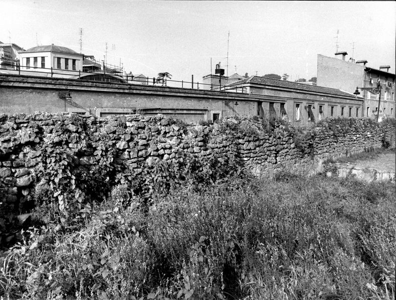 005447 - monumento - Veduta del muro di cinta