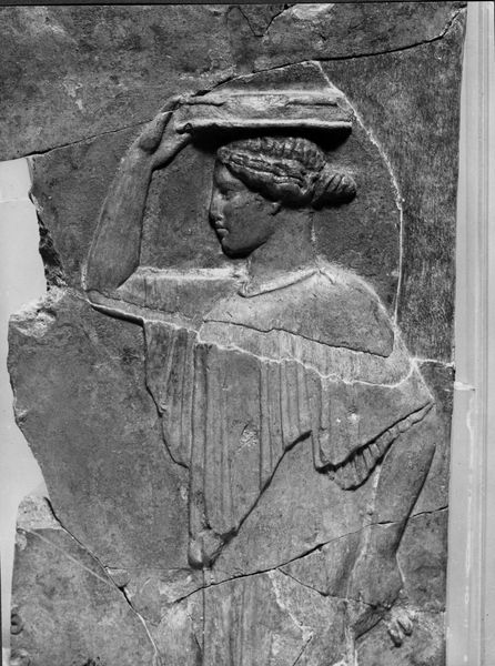 C000851 - monumento - Colosseo, ipogei, settore centrale, veduta del corridoio centrale, particolare delle murature di rinfianco; neg. serie I261