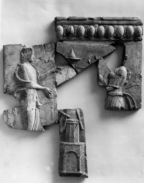 C000856 - monumento - Colosseo, ipogei, settore orientale (?), particolare di un arco;  neg. serie I262