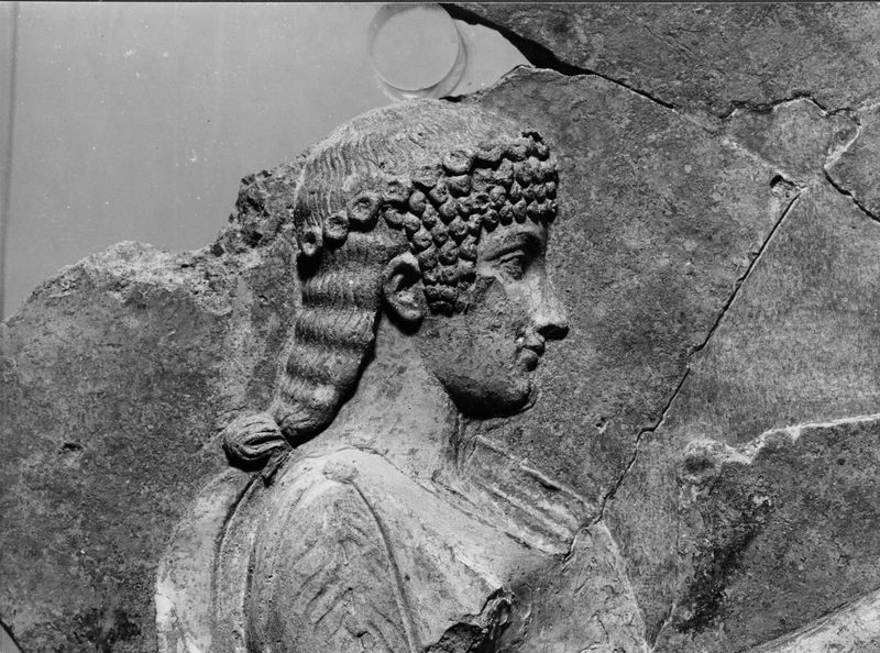 C000863 - monumento - Colosseo, ipogei, settore sud-orientale, particolare di un arco; neg. serie I262