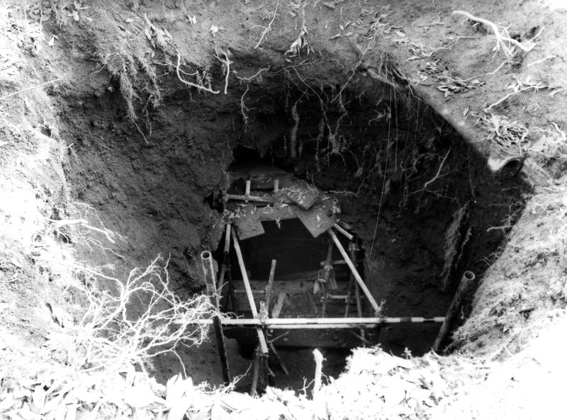 006003 - restauro - Palatino, Horti Farnesiani, lavori di restauro della fontana; FILM n. 1435