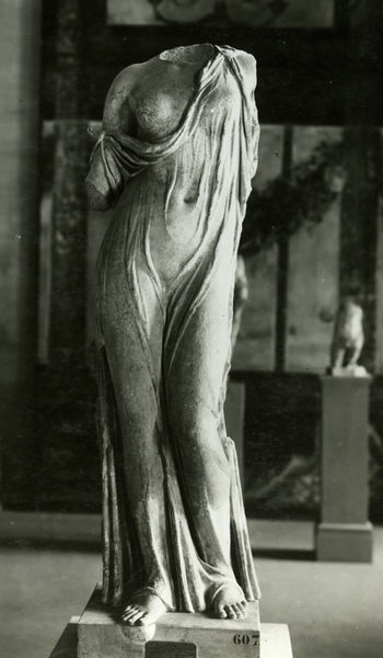 C001258 - elaborato grafico - Colosseo, ingresso occidentale, primo ordine. Particolare dell'affresco raffigurante la cittÃ  di Gerusalemme (XVI-XVII secolo); neg. serie L19