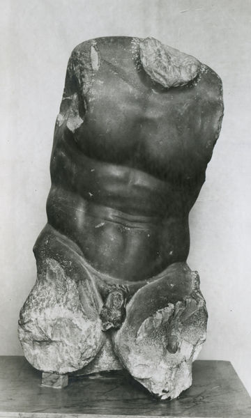 C001264 - elaborato grafico - Colosseo, ingresso occidentale, primo ordine. Particolare dell'affresco raffigurante la cittÃ  di Gerusalemme (XVI-XVII secolo); neg. serie L19