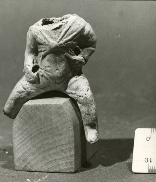 C001279 - elaborato grafico - Colosseo, ingresso occidentale, primo ordine. Particolare dell'affresco raffigurante la cittÃ  di Gerusalemme (XVI-XVII secolo); neg. serie L20