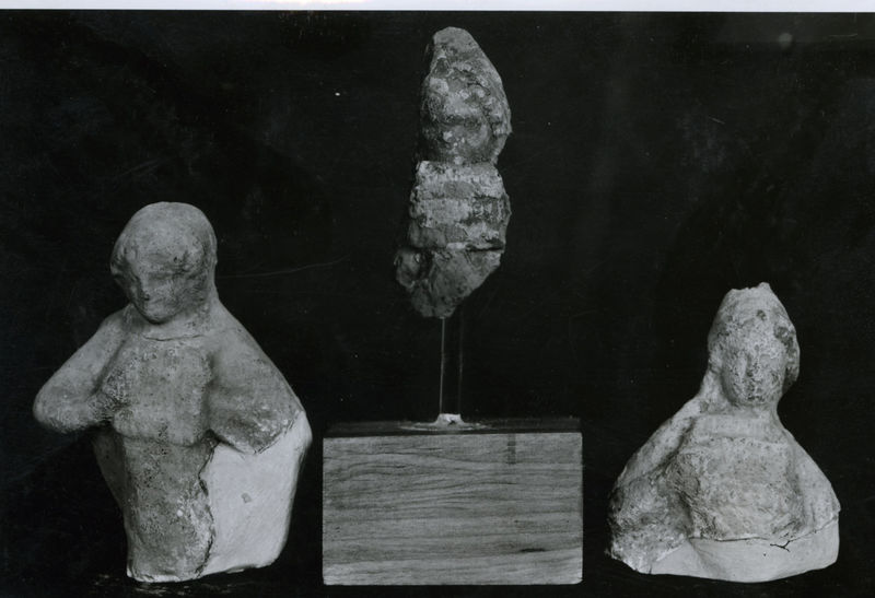 C001281 - elaborato grafico - Colosseo, ingresso occidentale, primo ordine. Particolare dell'affresco raffigurante la cittÃ  di Gerusalemme (XVI-XVII secolo); neg. serie L20