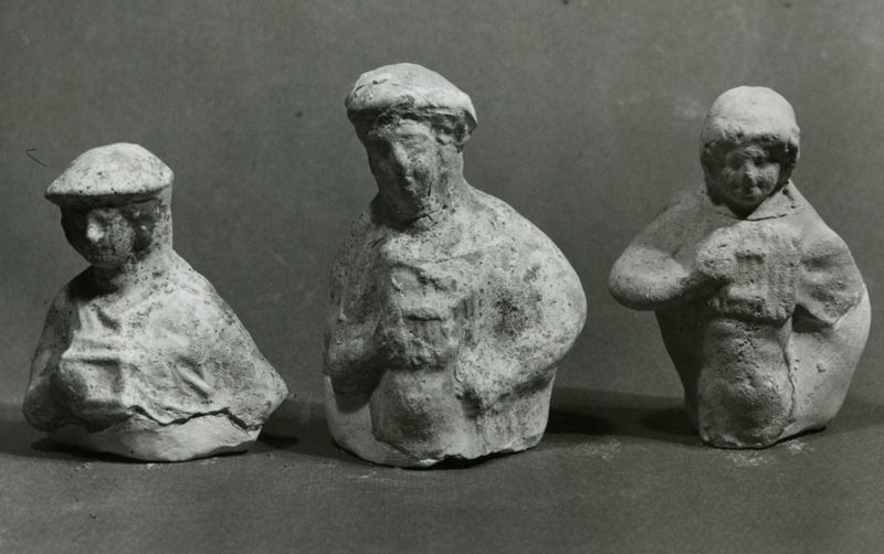 C001290 - elaborato grafico - Colosseo, ingresso occidentale, primo ordine. Particolare dell'affresco raffigurante la cittÃ  di Gerusalemme (XVI-XVII secolo); neg. serie L20