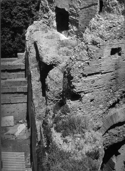 015498 - restauro - Foro Romano, Horrea Agrippiana, restauri delle murature; FILM n. 403, n. 3