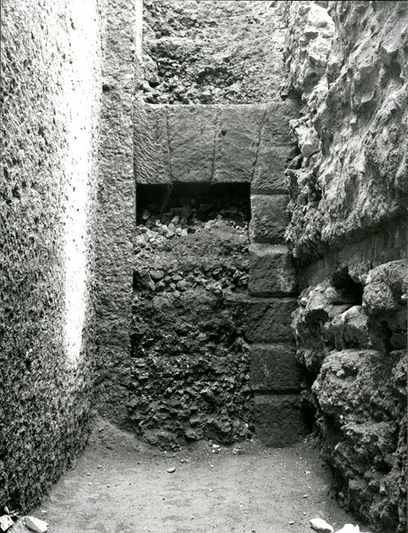 002280 - scavo archeologico - Palatino, Casa di Augusto, scavi al Tempio di Apollo, area antistante, lato orientale, particolare del grande ambiente S (scavi 1978); neg. serie 6x6, n. 4090