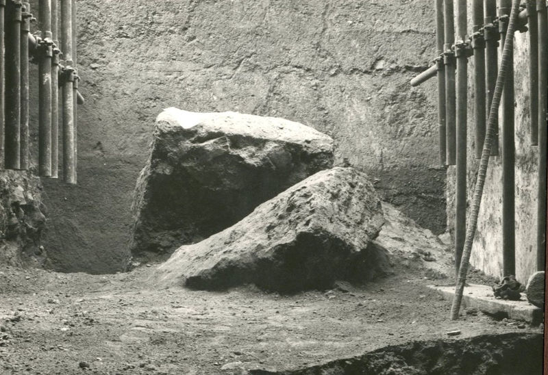 002147 - scavo archeologico - Casa di Augusto, scavi al cubicolo superiore, ambiente 15. Neg. serie 423