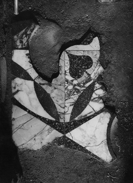 005858 - monumento - Domus Transitoria, opus sectile pavimentale a modulo quadrato con motivo geometrico-floreali. Neg. serie 9x12 nÂ° 1190