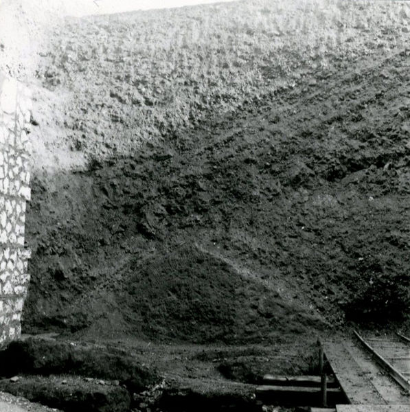 002461 - scavo archeologico - Casa di Augusto, area del peristilio orientale, settore ovest, durante i lavori di scavo, ottobre 1968. Senza negativo