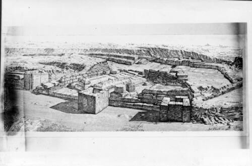  - Foro Romano. Comizio-Niger Lapis. Area sacra. Disegno.