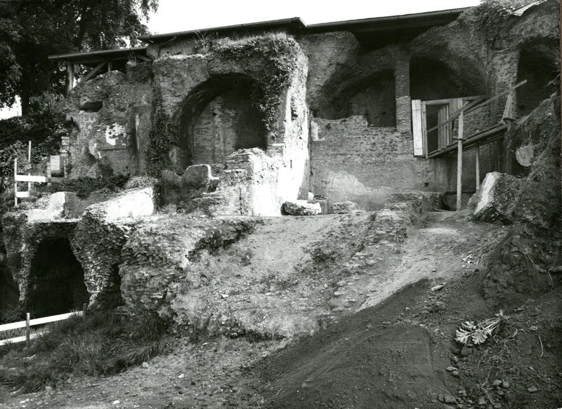 C002193 - monumento - Colosseo, veduta del prospetto meridionale dopo la nevicata del febbraio 1986; neg. serie L, n. 280