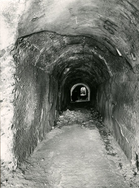 C002249 - restauro - Colosseo, settore sud, primo ordine, documentazione dello stato di incuria, 1985; neg. serie L, n. 300