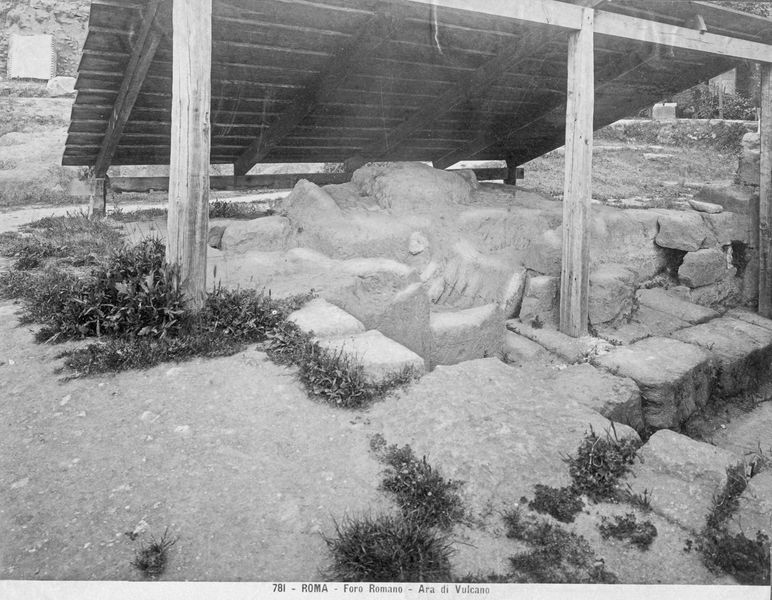 018984 - monumento - Foro Romano, Volcanal, veduta; senza negativo