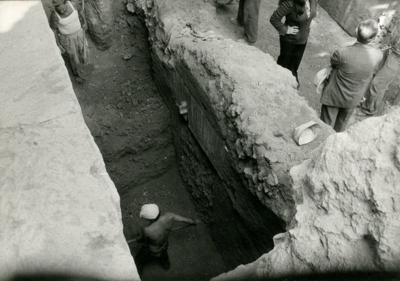 C002368 - monumento - Colosseo, veduta del prospetto sud-ovest dal Palatino (foto 1979); neg. serie L, n. A 89