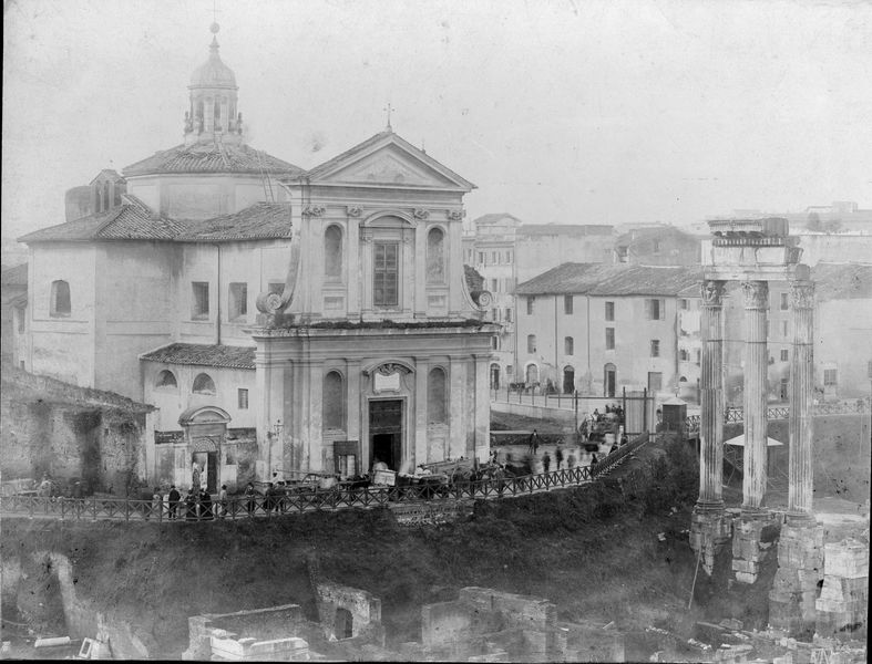 016541 - monumento - Foro Romano, Chiesa di S. Maria Liberatrice (ex), veduta;