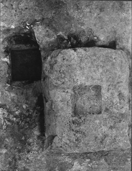 013748 - monumento - Foro Romano, Equus Domitiani, la platea di fondazione, la parte centrale; neg. serie F, n. 284