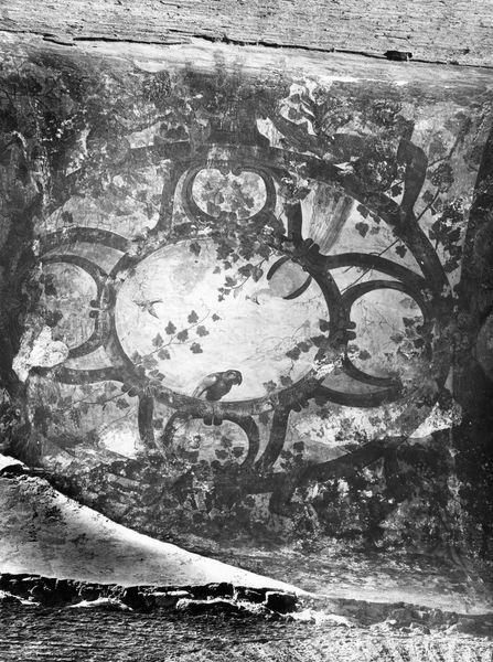 010180 - elaborato grafico - Palatino, Domus Augustana, Villa Mills, Loggia Mattei, affresco della Villa Mattei (?); neg. serie E, n. 755 (vedi anche E 756). Inv. n. 1440