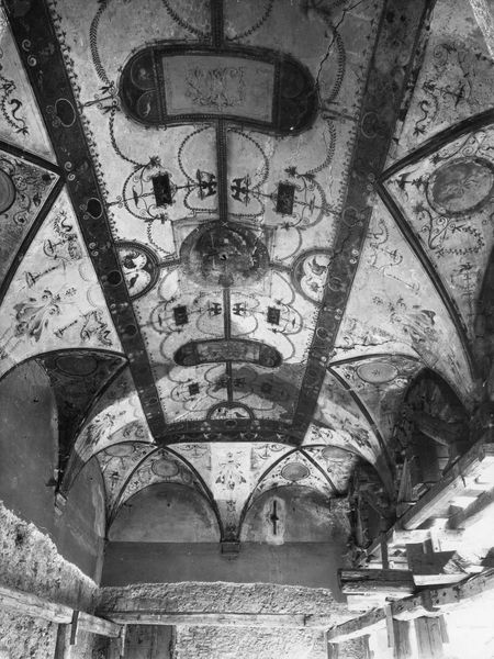 010183 - monumento - Palatino, Domus Augustana, Villa Mills, Loggia Mattei, particolare della volta (maggio 1936); neg. serie E, n. 763. Inv. n. 1448