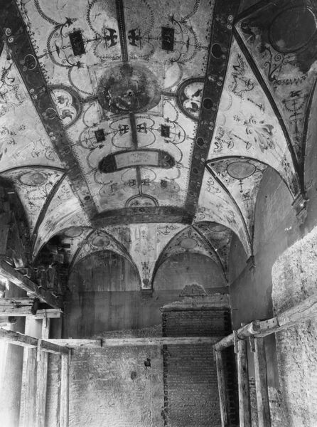 010184 - monumento - Palatino, Domus Augustana, Villa Mills, Loggia Mattei, particolare della volta (maggio 1936); neg. serie E, n. 764. Inv. n. 1449