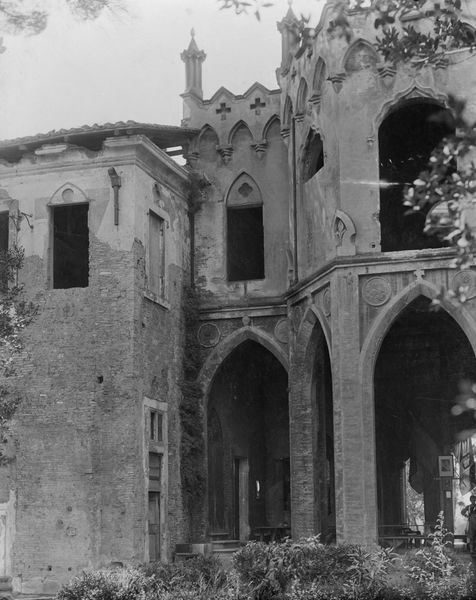 022625 - monumento - Palatino, Domus Augustana, Villa Mills, la facciata settentrionale, la porzione sinistra; senza negativo