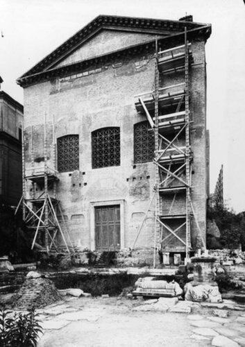  - Foro Romano. Curia, già Chiesa di Sant'Adriano. Lavori. Restauro edilizio
