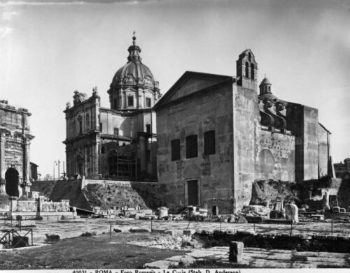  - Foro Romano. Curia, già Chiesa di Sant'Adriano e Piazza del Foro Romano