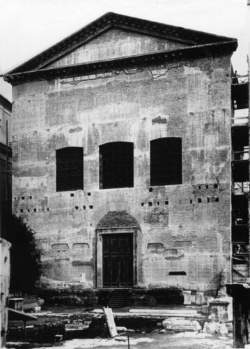  - Foro Romano. Curia, già Chiesa di Sant'Adriano. Lavori. Restauro edilizio