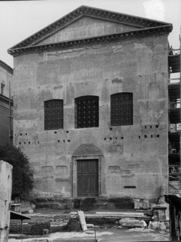  - Foro Romano. Curia, già Chiesa di Sant'Adriano. Lavori. Restauro edilizio