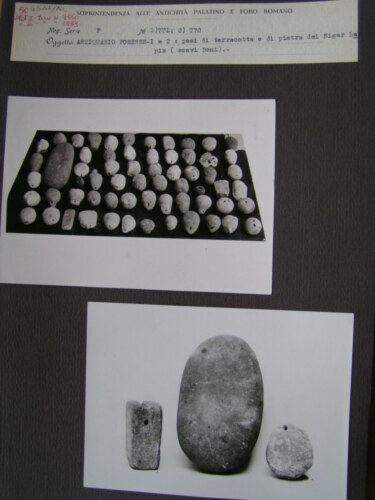  - Foro Romano. Comizio-Niger Lapis. Scavi Boni. Reperti