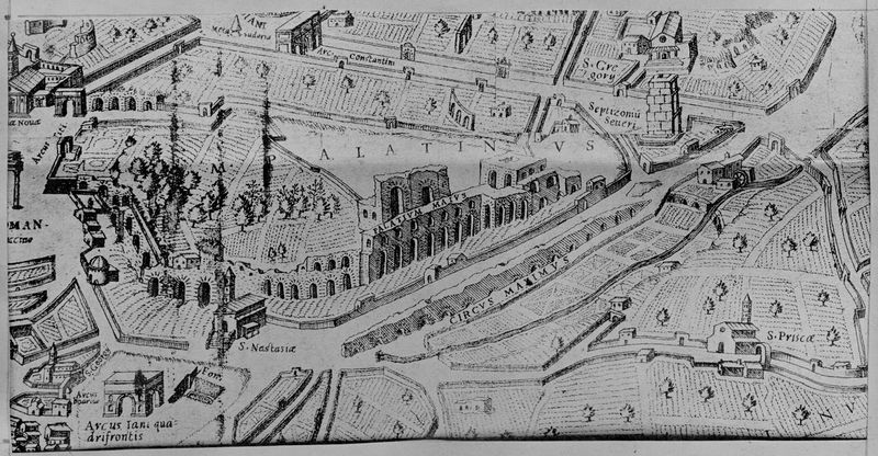 C001141 - monumento - Colosseo, versante settentrionale, summa cavea, sopralluogo sulla parete interna dell'Attico; neg. serie I297