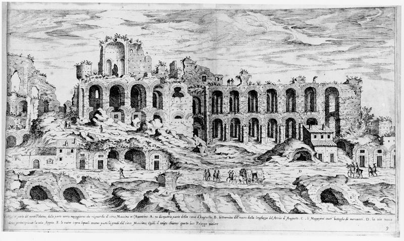 C001136 - monumento - Colosseo, versante settentrionale, summa cavea, particolare della muratura dell'Attico; neg. serie I297