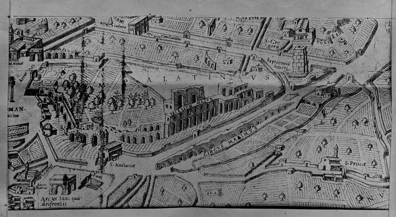 C001143 - monumento - Colosseo, versante settentrionale, terzo ordine, veduta della muratura interna; neg. serie I308