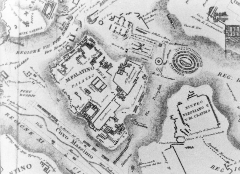 C001164 - monumento - Colosseo, settore settentrionale, terzo ordine, scale di accesso all'ordine soprastante; neg. serie I312