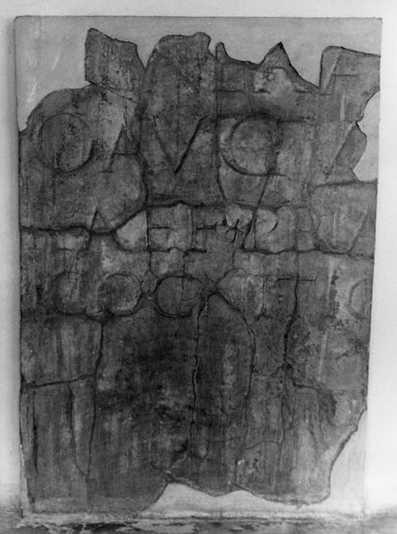 019010 - restauro - Nel chiostro di Santa Maria Nova, restauri marmi, 1982; Neg. Serie film, Nr. 1000
