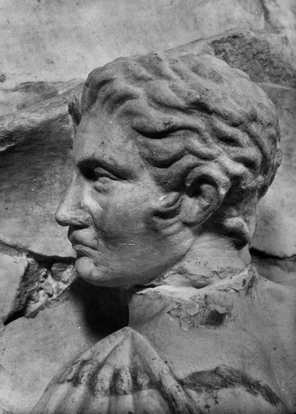 017620 - reperto - Punizione di Tarpea, Testa di soldato sabino,