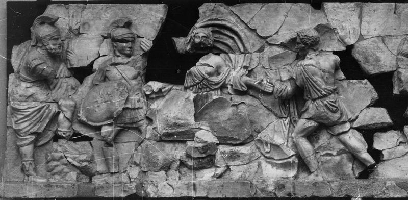 017608 - reperto - Tarpea, particolare; Neg. Serie F, Nr. 2003