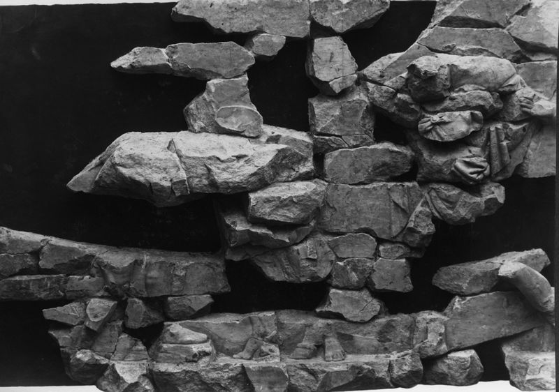 017648 - reperto - Scena di congedo, particolare di sinistra; Neg. Serie 21x27, Nr. 8