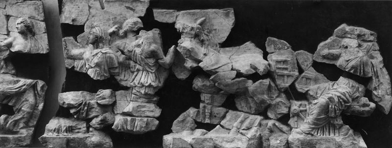 017589 - reperto - Ratto delle Sabine, II lastra; Neg. Serie F, Nr. 2295- 2296
