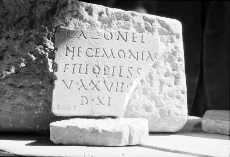 1-00001bis/ [non inventariato] - Roma - Antiquarium Forense (?)