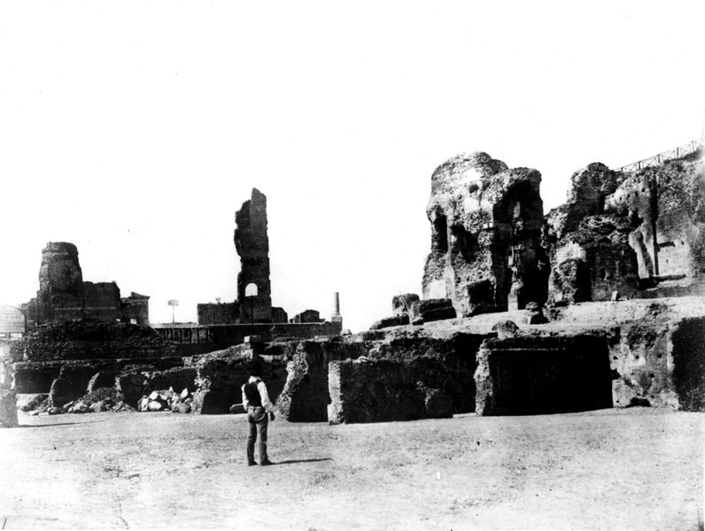 005621 - scavo archeologico - Clivio Palatino: scavi di P. Rosa 1860-70