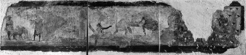 019192 - reperto - Museo Nazionale Romano, pitture del Colombario dell'Esquilino con episodi relativi alle origini di Roma, lato nord (dono Dr. Nash); Fototeca Accademia Americana, Nr. 6650, 6651, 6652